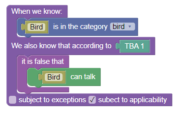 Birds Can't Talk Rule